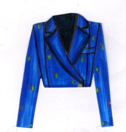 Kashish Indigo Blue Formal Blazer For Women